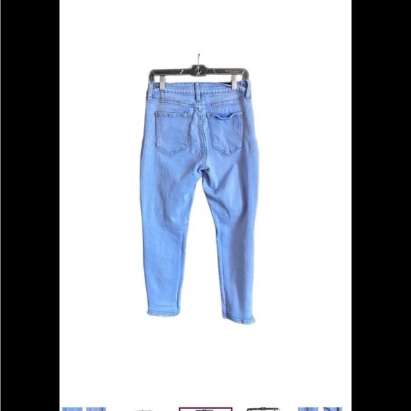 Cotton On Mid Grazer Skinny Jeans with Exposed Button Fly. Size 8. - Picture 4 of 8